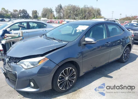 2016 Toyota Corolla S Plus z USA, uszkodzony, nr VIN 5YFBURHE7GP545517